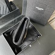 YSL Small Envelope Wallet In Gold 41440 Size 13.5x9.5x3cm - 5