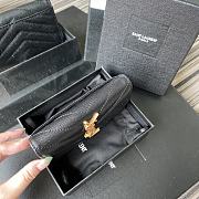 YSL Small Envelope Wallet In Gold 41440 Size 13.5x9.5x3cm - 3