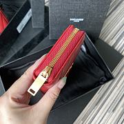 YSL Monogram Zip Around Wallet 35809 Size 19cm - 6