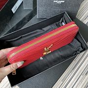 YSL Monogram Zip Around Wallet 35809 Size 19cm - 4