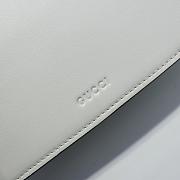 Gucci Dionysus Bamboo Medium Top Handle Bag In White 34cm - 5