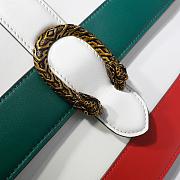 Gucci Dionysus Bamboo Medium Top Handle Bag In White 34cm - 6