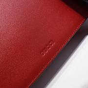 Gucci Dionysus Bamboo Medium Top Handle Bag In Red 42199 Size 34cm - 3