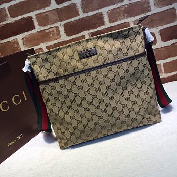 Gucci GG Supreme Messenger Style In Canvas ‎474137 