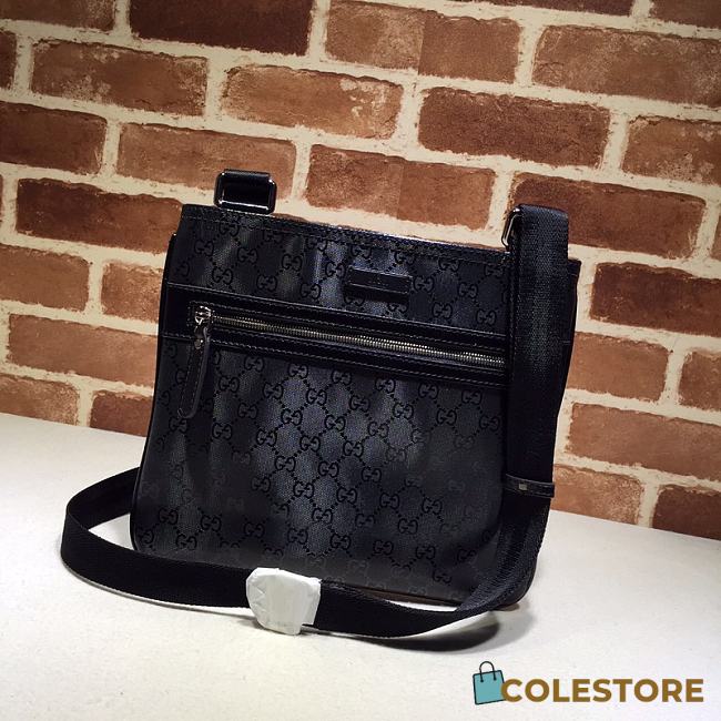Gucci Messenger Bag In Black 201446 Size 35x30cm - 1