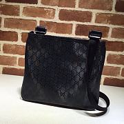 Gucci Messenger Bag In Black 201446 Size 35x30cm - 3