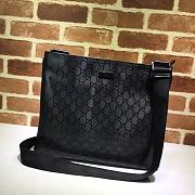 Gucci GG Messenger Bag In Black 201446 Size 35x30cm - 1