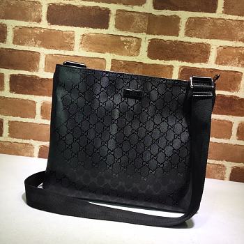 Gucci GG Messenger Bag In Black 201446 Size 35x30cm