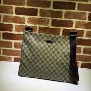 Gucci GG Messenger Bag In Grey 201446 Size 35x30cm - 1