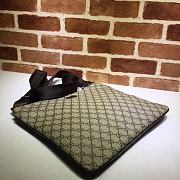 Gucci GG Messenger Bag In Grey 201446 Size 35x30cm - 2