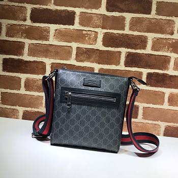 Gucci Black Small Messenger Bag 523599 Size 21x23x4cm