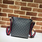 Gucci Black Small Messenger Bag 523599 Size 21x23x4cm - 5