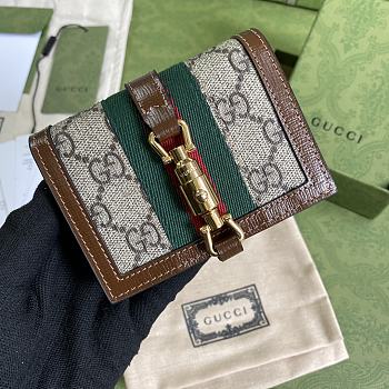 Gucci Jackie 1961 Card Case Wallet 645536 Size 11x8.5x3cm