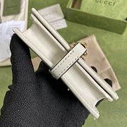 Gucci Jackie 1961 Card Case Wallet In White 645536 Size 11x8.5x3cm - 5