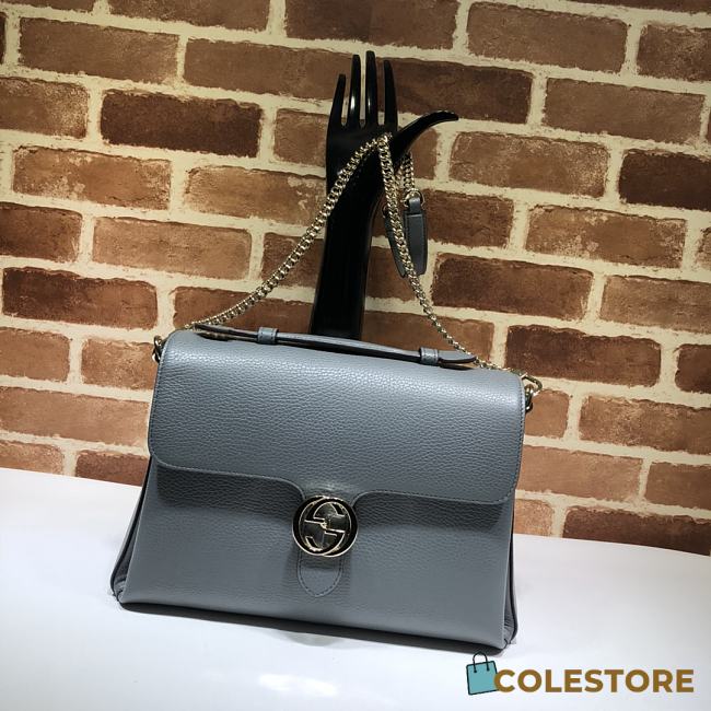 Gucci GG Interlocking Chain Shoulder Bag 510306 Size 32x20x12cm - 1