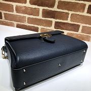 Gucci GG Interlocking Chain Shoulder Bag In Dark Blue 32cm - 4