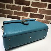 Gucci GG Interlocking Chain Shoulder Bag In Ocean Blue 32cm - 2
