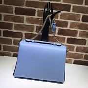 Gucci GG Interlocking Chain Shoulder Bag In Light Purple 32cm - 3