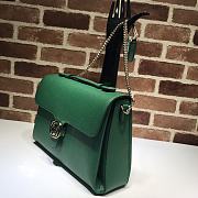 Gucci GG Interlocking Chain Shoulder Bag In Green 32cm - 5
