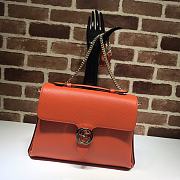 Gucci GG Interlocking Chain Shoulder Bag In Orange 32cm - 1