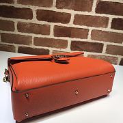 Gucci GG Interlocking Chain Shoulder Bag In Orange 32cm - 6