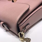 Gucci GG Interlocking Chain Shoulder Bag In Pink 32cm - 6