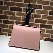 Gucci GG Interlocking Chain Shoulder Bag In Pink 32cm - 3