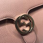 Gucci GG Interlocking Chain Shoulder Bag In Pink 32cm - 2