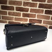 Gucci GG Interlocking Chain Shoulder Bag In Black 32cm - 6