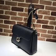 Gucci GG Interlocking Chain Shoulder Bag In Black 32cm - 5