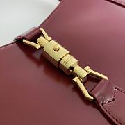 Gucci Jackie 1961 Small Hobo Bag In Red 636709 Size 28x19x4.5cm - 3