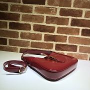 Gucci Jackie 1961 Small Hobo Bag In Red 636709 Size 28x19x4.5cm - 4