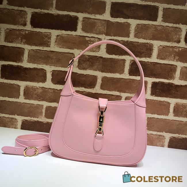 Gucci Jackie Small Hobo Bag In Pink 636709 Size 28x19x4.5cm - 1