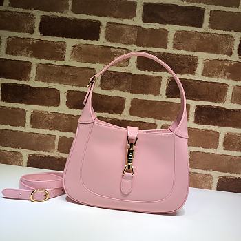 Gucci Jackie Small Hobo Bag In Pink 636709 Size 28x19x4.5cm