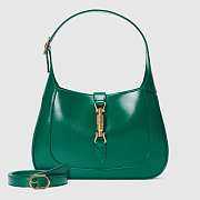 Gucci Jackie 1961 Small Hobo Bag In Green 636709 Size 28x19x4.5cm - 1