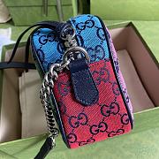 Gucci Diagonal Matelassé GG Multicolour Canvas 447632 Size 24x12x7cm - 5