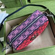Gucci Diagonal Matelassé GG Multicolour Canvas 44763 Size 24x12x7cm - 2
