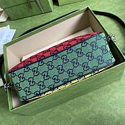 Gucci Diagonal Matelassé GG Multicolour Canvas 44763 Size 24x12x7cm - 4