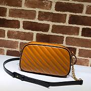Gucci GG Marmont Small Shoulder Bag Black & Brown 447632 Size 24x12x7cm - 4