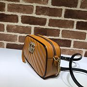 Gucci GG Marmont Small Shoulder Bag Black & Brown 447632 Size 24x12x7cm - 6