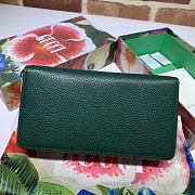 Gucci Zumi Grainy Leather Around Wallet 570661 Size 19x103.5cm - 2
