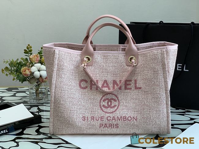 Chanel Deauville Shopping Bag A67001 Size 38cm - 1