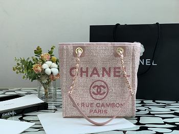 Chanel Deauville Shopping Bag A67001 Size 28cm