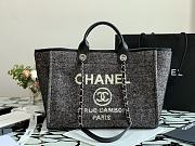 Chanel Deauville Shopping Bag In Black A67001 Size 38cm - 1