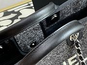 Chanel Deauville Shopping Bag In Black A67001 Size 38cm - 6