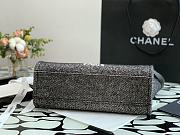Chanel Deauville Shopping Bag In Black A67001 Size 34cm - 4
