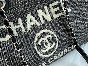Chanel Deauville Shopping Bag In Black A67001 Size 34cm - 2
