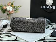Chanel Deauville Shopping Bag In Black A67001 Size 28cm - 5