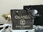 Chanel Deauville Shopping Bag In Black A67001 Size 28cm - 3