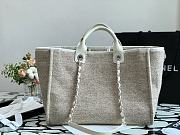 Chanel Deauville Shopping Bag In Grey A67001 Size 38cm - 6